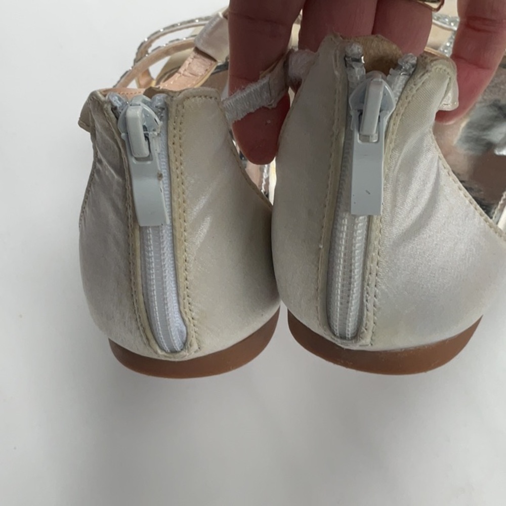 Badgley Mischka Rhinestone Sandals - Picture 5 of 9